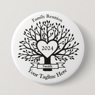 Create Your Own Personalized Reunion Buttons! 3 Inch Round Button