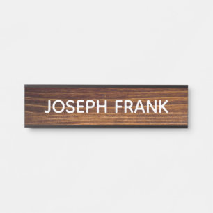 Create Your Own Personalized Rustic Wood Photo Door Sign