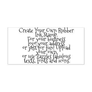 Create Your Own Personalized  Self-inking Stamp