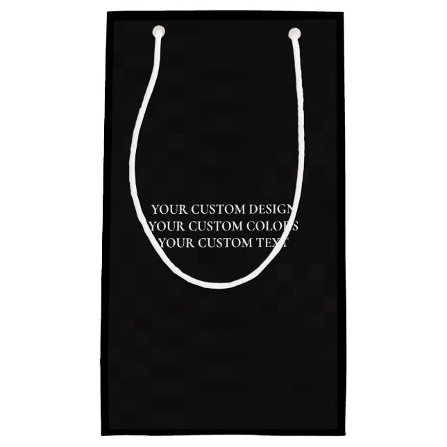 Create Your Own Personalized Small Gift Bag (Front)