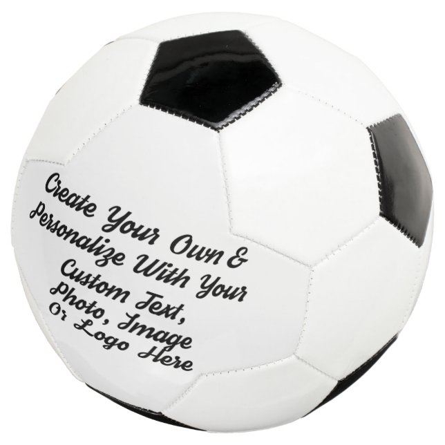 Create Your Own Personalized Soccer Ball (Three Quarter)