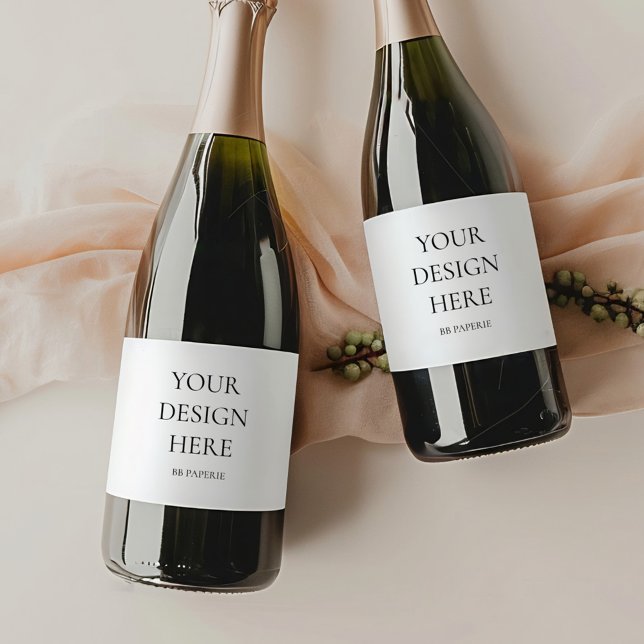 Create Your Own Personalized Sparkling Wine Label (Creator Uploaded)