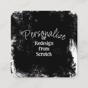 Create Your Own Personalized Square Business Card