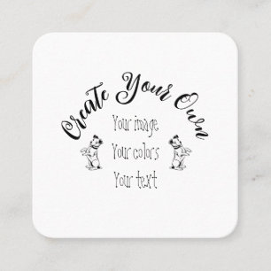 Create Your Own Personalized Square Business Card