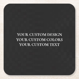 Create Your Own Personalized Square Paper Coaster