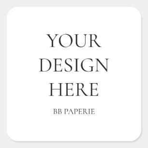 Create Your Own Personalized Square Sticker