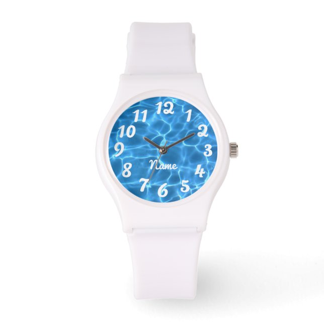 Create Your Own Personalized Swimming Pool Photo Watch (Front)