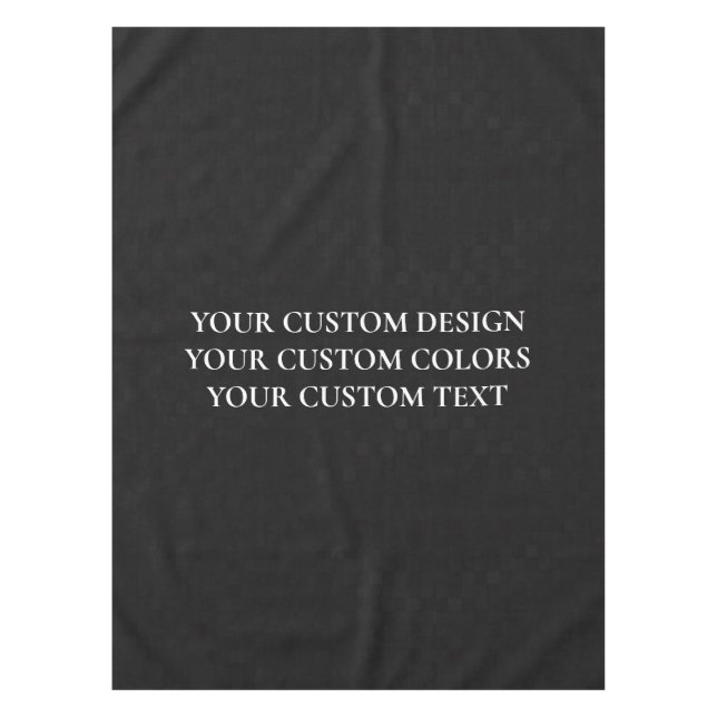 Create Your Own Personalized Tablecloth (Front)