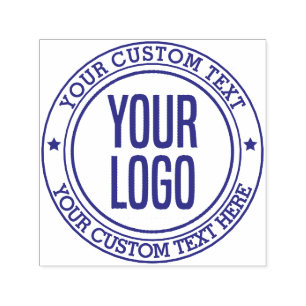 Create Your Own Personalized Text Logo Self-inking Stamp