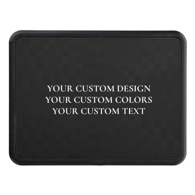Create Your Own Personalized Trailer Hitch Cover (Front)