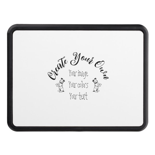Create Your Own Personalized Trailer Hitch Cover (Front)