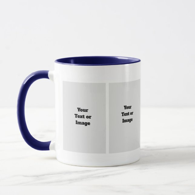 Create Your Own Personalized Two Photo Mug  (Left)