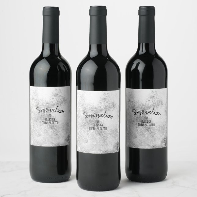Create Your Own Personalized Wine Label (Bottles)