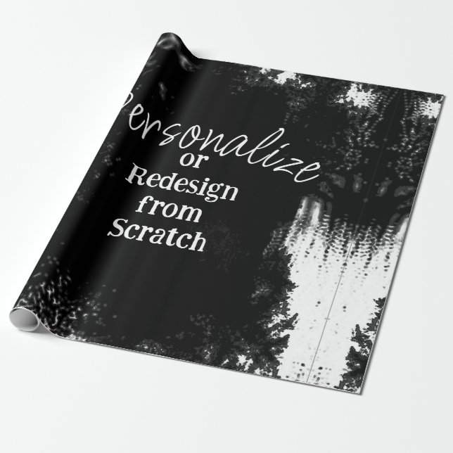 Create Your Own Personalized Wrapping Paper (Unrolled)