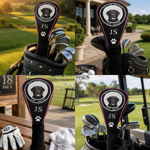 Create Your Own Pet Black Labrador Dog Photo Golf Head Cover