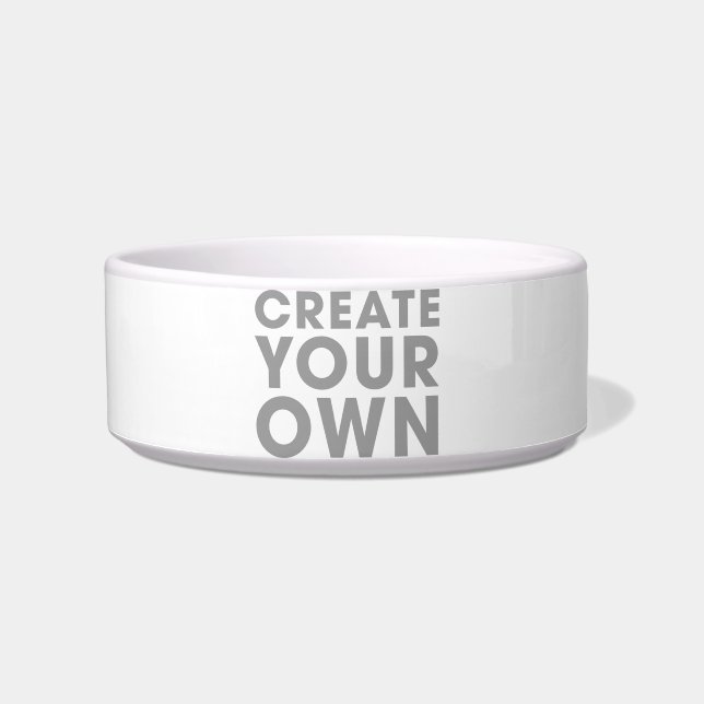 Create Your Own Pet Bowl (Front)