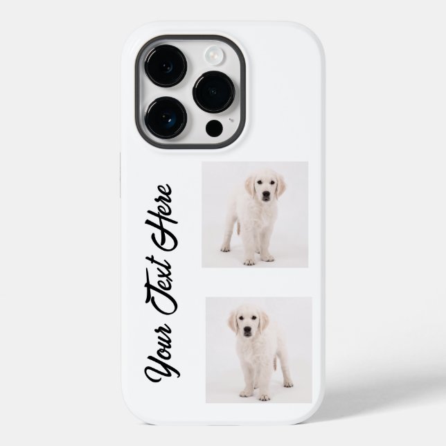 Create Your Own Pet Dog Photo Case-Mate iPhone Case (Back)