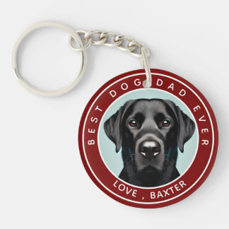 Create Your Own Pet Dog Photo Personalized Keychain