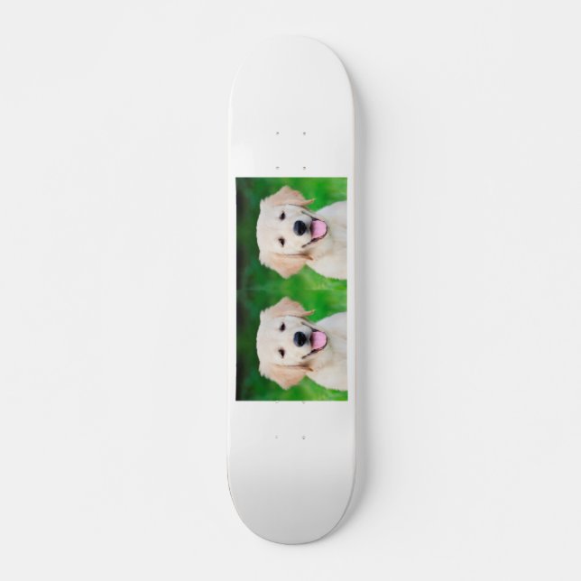Create Your Own Pet Dog Photo Skateboard (Front)