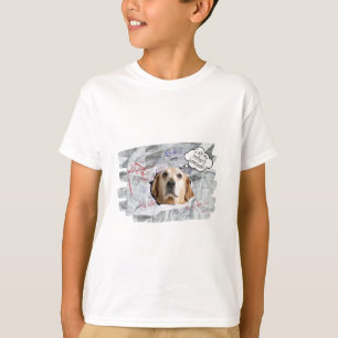 Create Your Own Pet Photo and Custom Funny Text T-Shirt