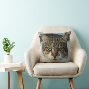 Create Your Own Pet Photo Custom Picture Gift Throw Pillow