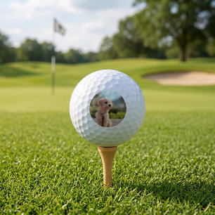 Create Your Own Pet Photo Custom Picture Golf Balls