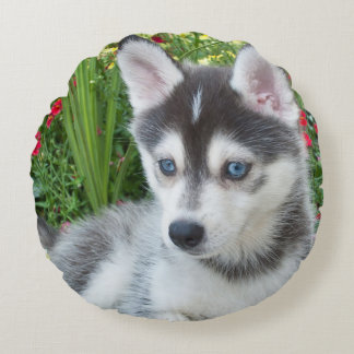 Create Your Own Pet Photo Custom Picture Round Pillow