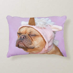Create Your Own Pet Two Photo Custom Picture Accent Pillow