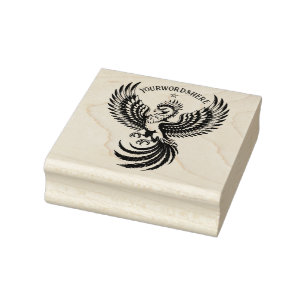 Create Your Own Pheonix Rising Logo  Rubber Stamp