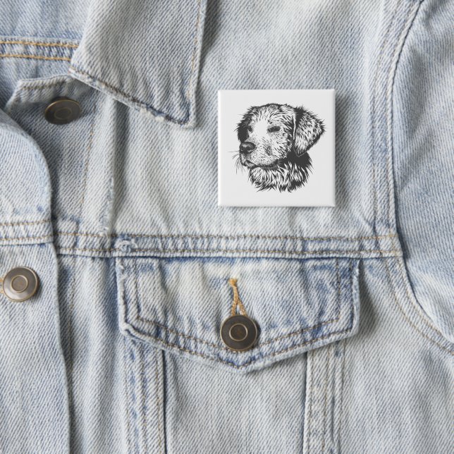 Create Your Own Photo 2 Inch Square Button (In Situ)
