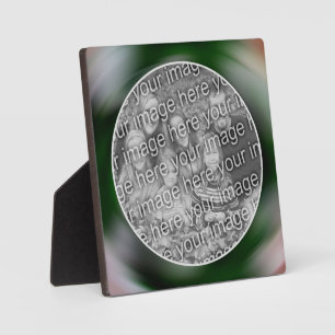 Create Your Own Photo Abstract Art Swirls  Plaque