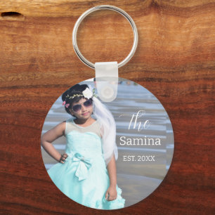 Create Your Own Photo and Custom Text Personalized Keychain