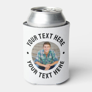 Create Your Own Photo And Text Can Cooler