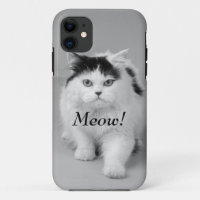 Create your own Photo Cat adorable black and white