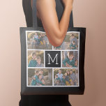Create Your Own Photo Collage - 6 photos Monogram Tote Bag<br><div class="desc">Use up to six photos to create a unique and personal gift. If you need to adjust the pictures,  click on the customize tool to make changes. Photo Credit: Photography © Storytree Studios,  Stanford,  CA</div>