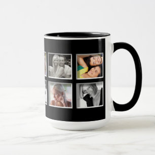 Create-Your-Own Photo Collage Coffee Mug