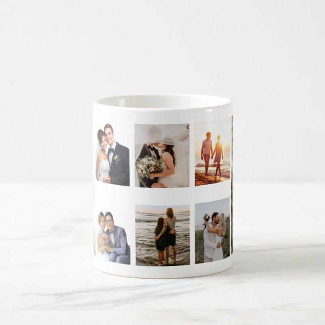 Create Your Own Photo Collage Coffee Mug (Center)