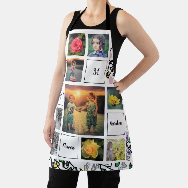 Create your own photo collage garden apron (Insitu)