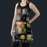 Create your own photo collage garden apron<br><div class="desc">Create your own family and flowers photo collage,  watercolor leaves apron 
You can personalize it and add your most beautiful photos,  monogram and text.
Beautiful garden & florist apron,  best apron for every gardening lover.</div>