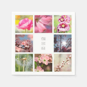Create Your Own Photo Collage Napkin
