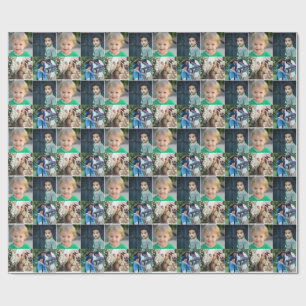 Create Your Own Photo Collage Wrapping Paper