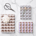 Create Your Own Photo Collage Wrapping Paper Sheet<br><div class="desc">Personalized photographic wrapping paper featuring 3 sheets,  each with a different photo for you to customize with your own.</div>