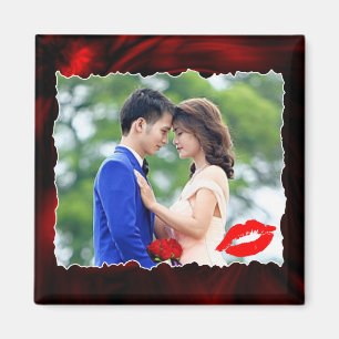 Create your own photo couples magnet