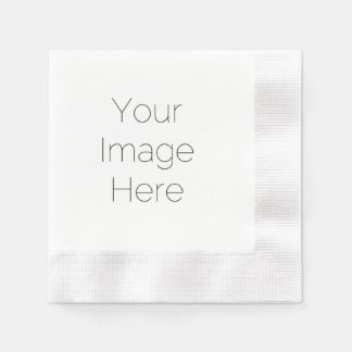 create your own photo custom party paper napkin