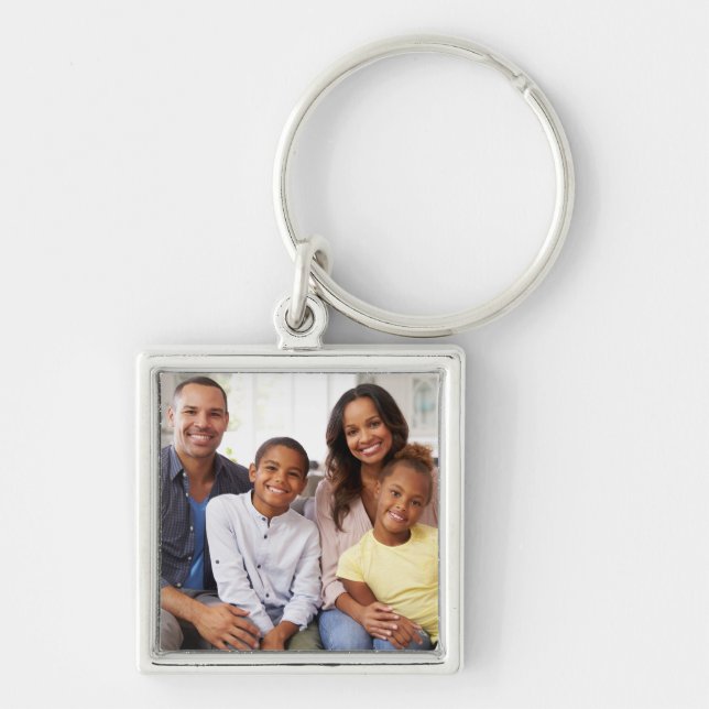 Create Your Own Photo Custom Pic DIY Keychain (Front)