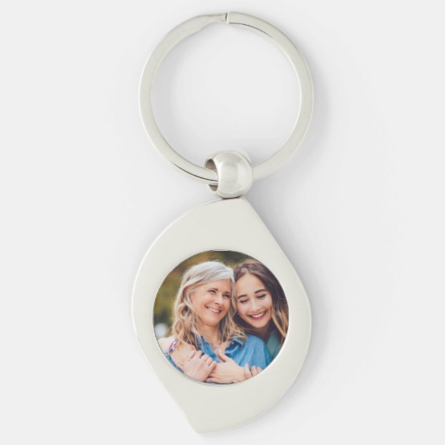 Create Your Own Photo Custom Pic DIY Keychain (Front)