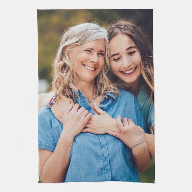 Create Your Own Photo Custom Pic DIY Kitchen Towel (Vertical)