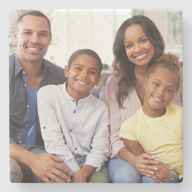 Create Your Own Photo Custom Pic DIY Stone Coaster (Front)