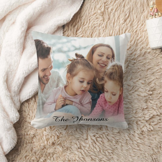 Create Your Own Photo Custom Pic DIY Throw Pillow (Blanket)