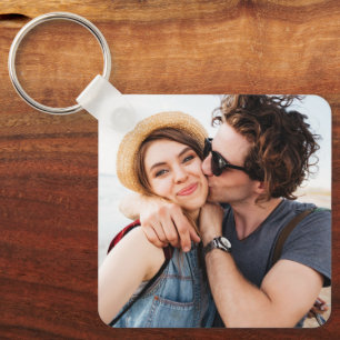 Create Your Own Photo Custom Pic Double Sided Keychain